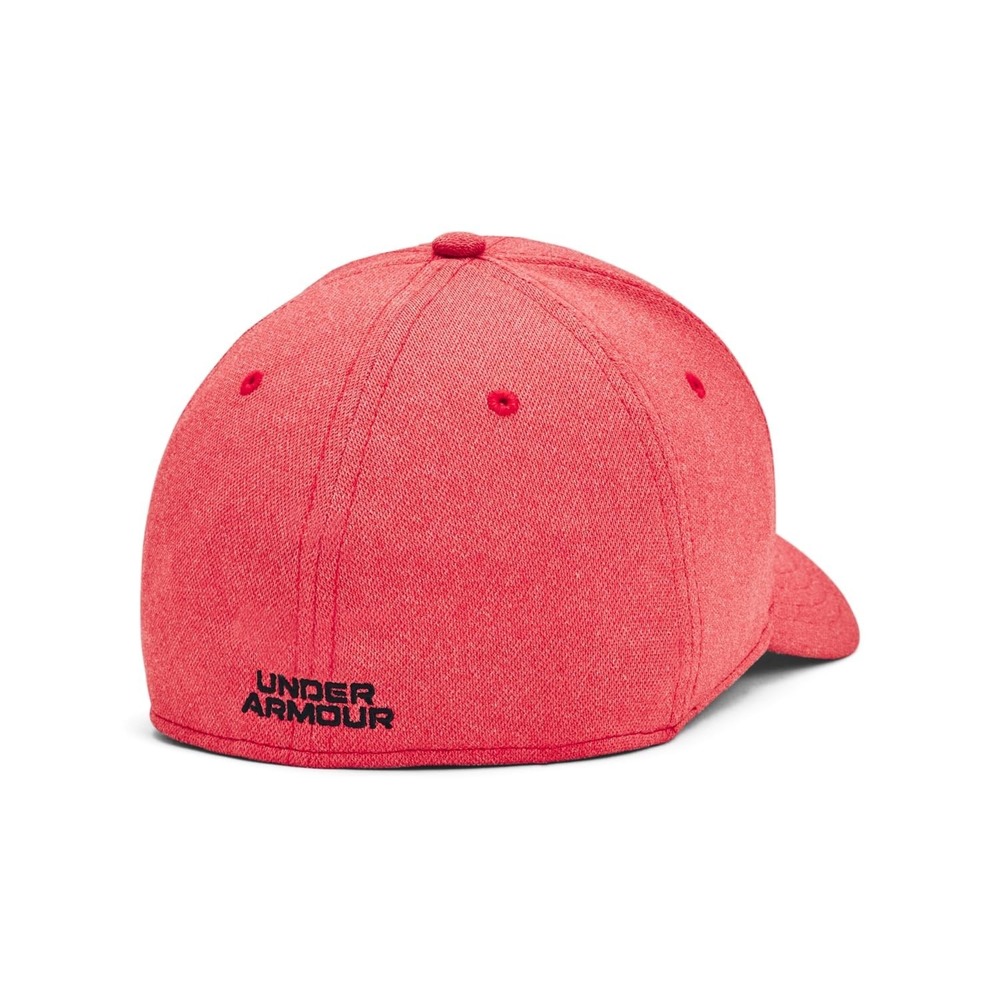 Under Armour Men's Cap Fit Large-X-Large Blitzing Stretch Red Black (601) - Picture 2 of 3